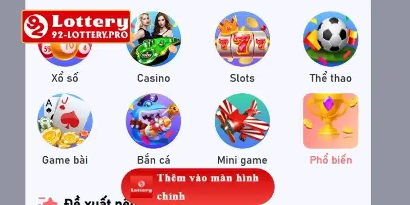 Vài nét tổng quan giới thiệu 92lottery